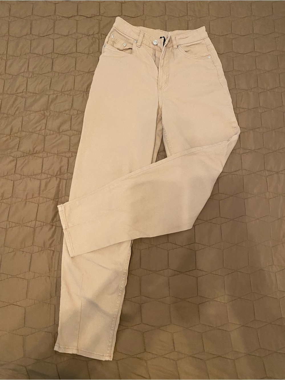 Divided size 2 High-Rise Beige Jeans